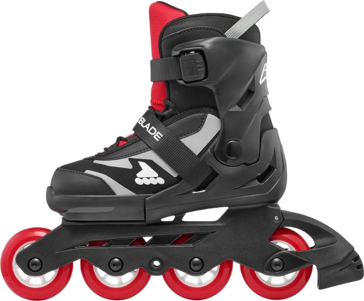 Produktbild Rollerblade Inline-Skates Microblade Combo Schwarz/Rot, 33-36.5 (33, 36.5)