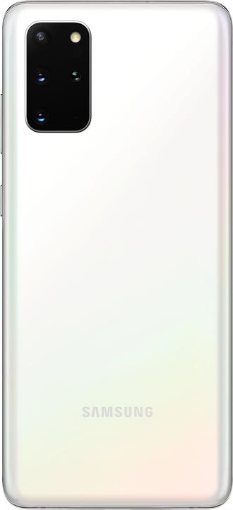 Actual product image Samsung Galaxy S20+ 5G (128 GB, Cloud White, 6.70", Hybrid Dual SIM + eSIM, 5G)