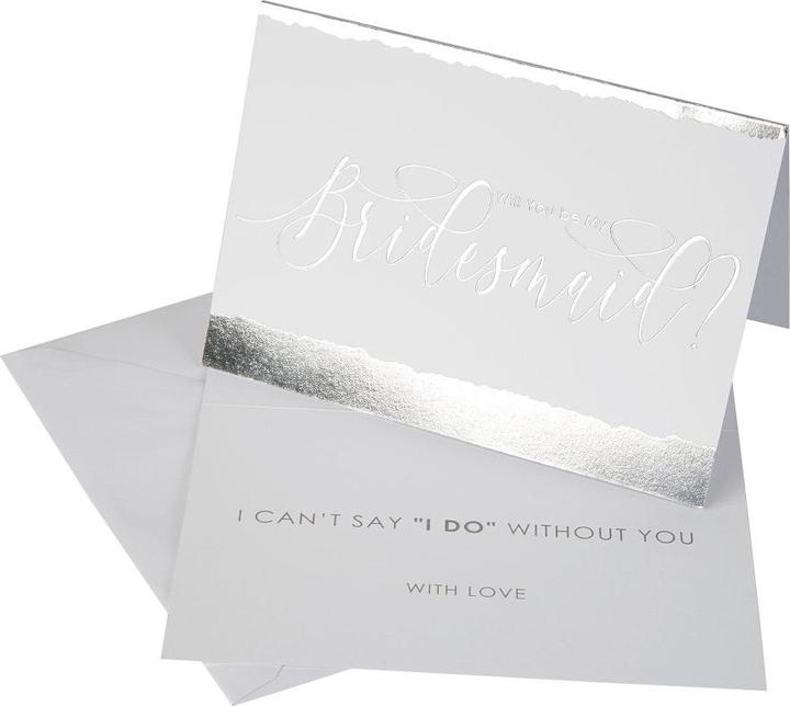 Produktbild Neviti Hinten länger Einladungen Karton Brautjungfer 3erPack (3 x)