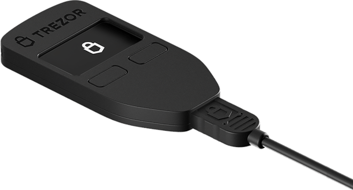 Productafbeelding Trezor One (Bitcoin, Bitcoin Cash, Bitcoin Goud, Dash, Ether, Ethereum Klassiek, Expanse, Litecoin, Ubiq, Zcash)