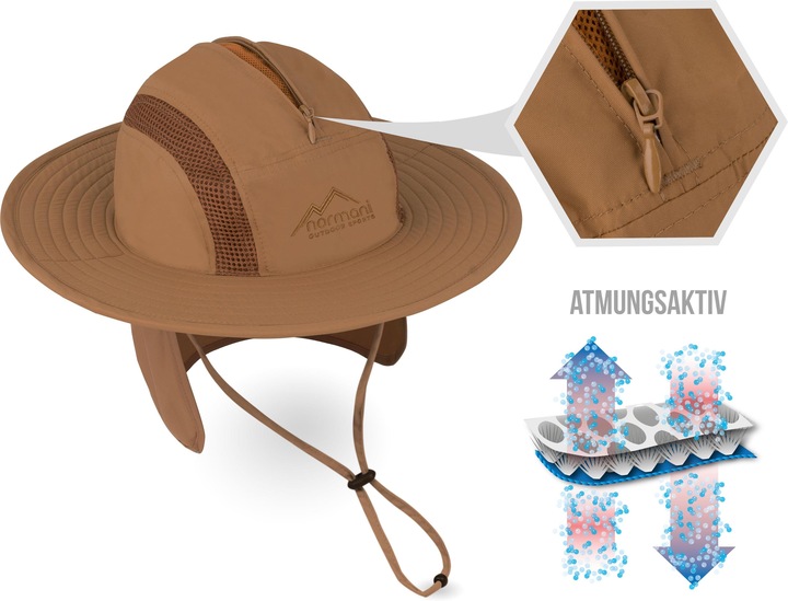Actual product image Normani Bush Hat New Zealand (M)