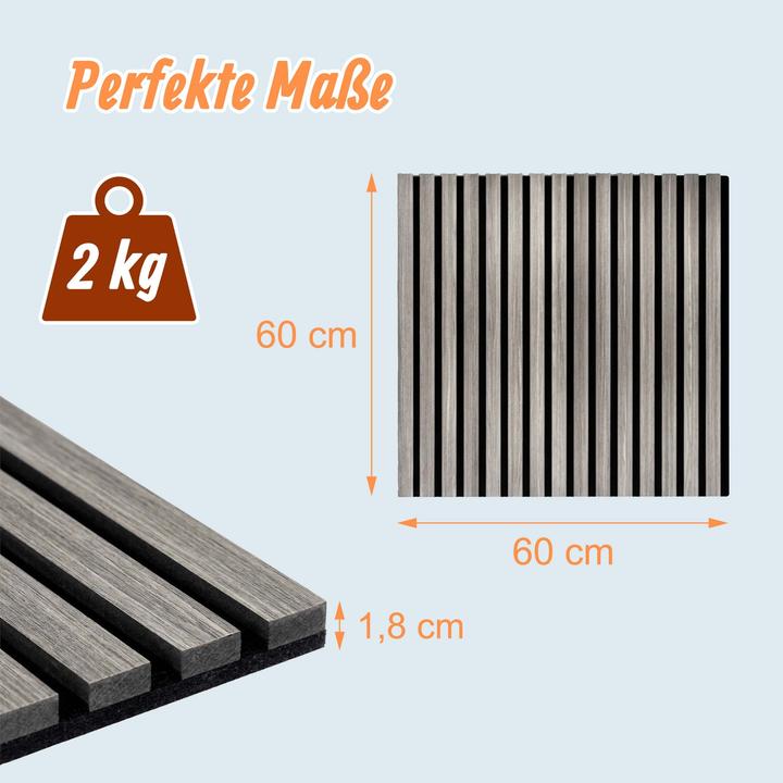 Productafbeelding Relaxdays 4x Akustikpaneele (60 x 60 cm)