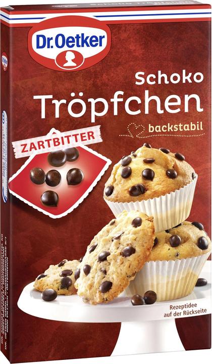 Actual product image Dr. Oetker Chocolate droplets (1 pcs.)
