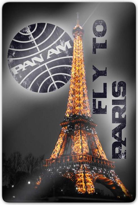 Actual product image Paris Eiffel Tower illuminated (40 x 60 cm)