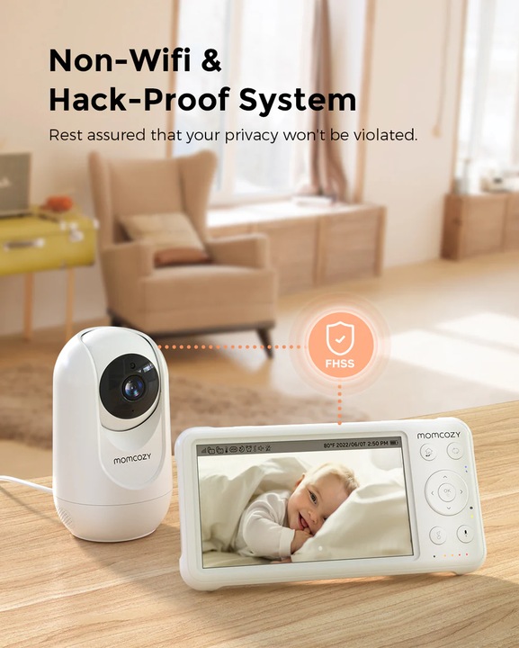 Actual product image Momcozy Video baby monitor (Video & Audio, 300 m)
