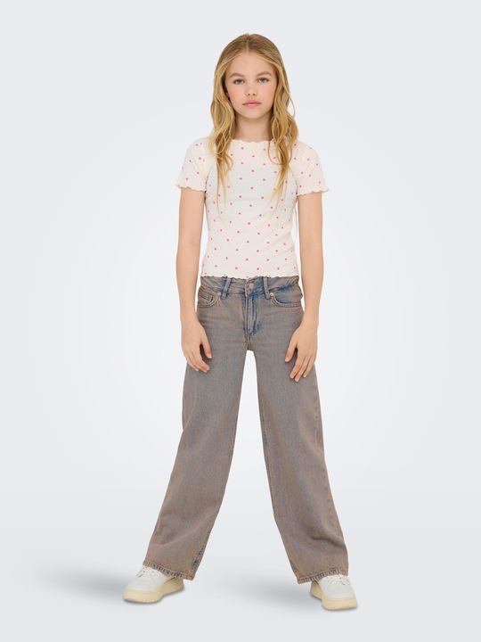 Image du produit Only KOGBAXTER Hohe Taille Weiter Beinschnitt Jeans Jeans mit weitem Bein (134)