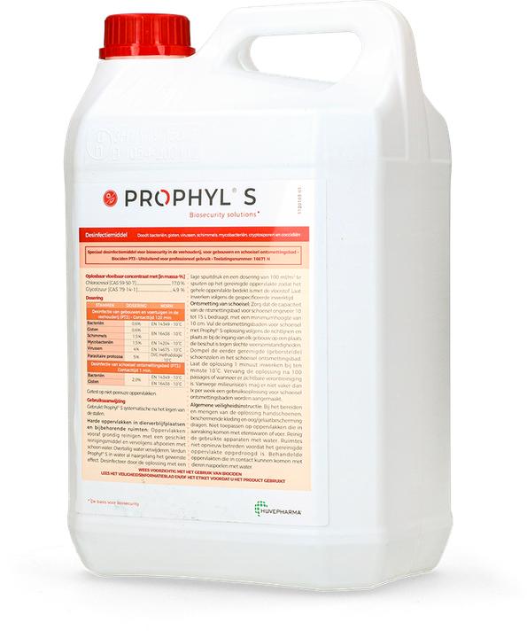 Huvepharma Prophyl S Ontsmettingsmiddel - 5 L (Voorheen Kenocox)