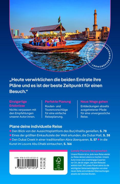 Produktbild Reiseführer Dubai & Abu Dhabi (Deutsch, Sarah Hedley Hymers, Hayley Skirka, Christabel Lobo, Natasha Amar, 2024)