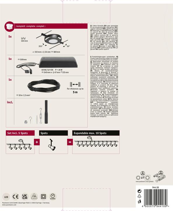 Image du produit Paulmann RoundMac