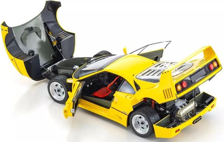 Produktbild Kyosho Sportwagen Ferrari F40 Gelb 1:18