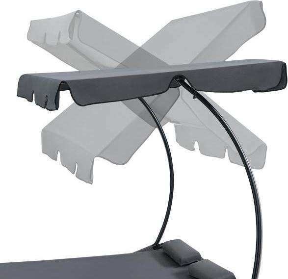 Image du produit Juskys Chaise longue double Antalya (200 cm)