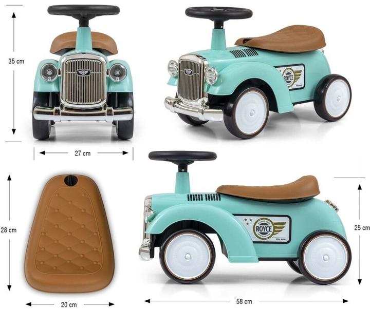 Produktbild Mally Baby Reflektor mit Ton Milly Royce mint