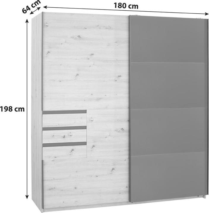 Immagine prodotto Mid.You Oldenburg (180 x 64 x 198 cm)