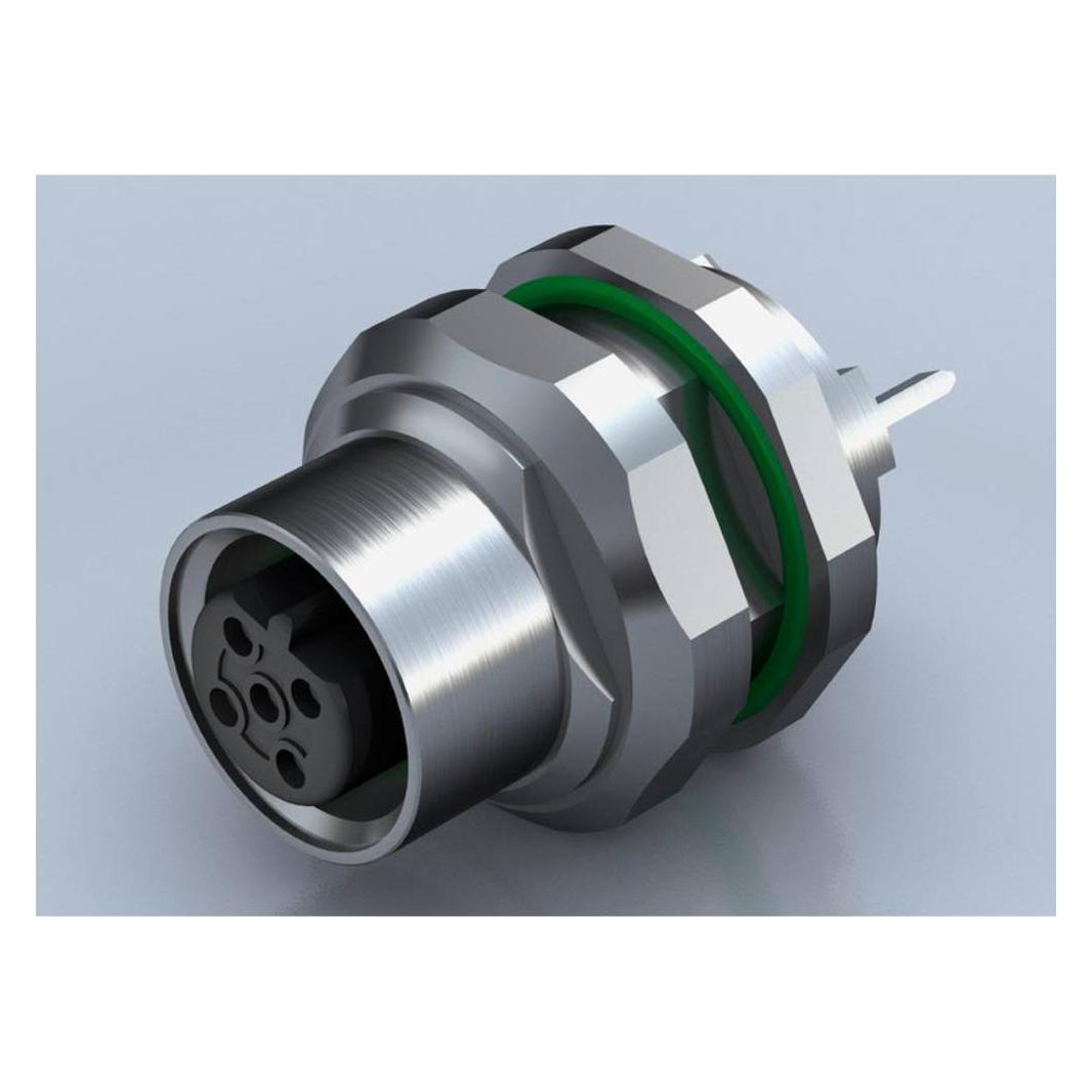 Weidmüller WEIDMUELLER 2421970000 Sensor-/Aktor-Steckverbinder, unkonfektioniert M12 Buchse, Einbau, Elektronikkabel + Stecker