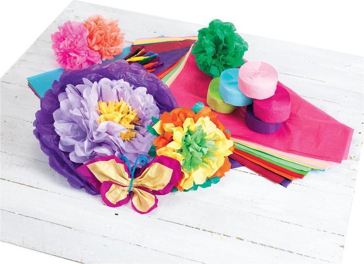 Actual product image Colorations Crepe paper garlands set 1, set of 6 (6x)
