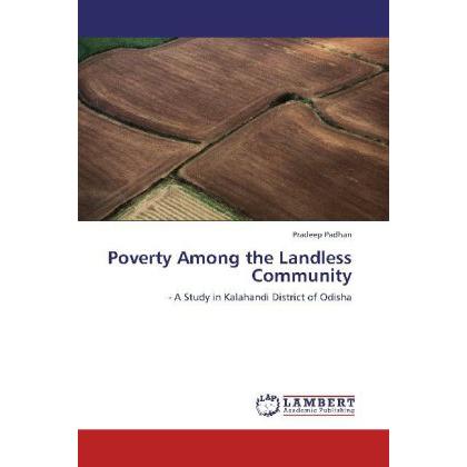 Poverty Among the Landless Community, Fachbücher