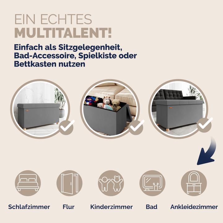 Produktbild Casaria Sitztruhe (38 cm)