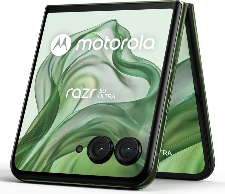 Actual product image Motorola Razr 50 Ultra 5G 12Gb 512Gb (512 GB, Spring Green, 6.90", Dual SIM, 50 Mpx, 5G)