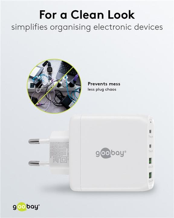 Produktbild Goobay Multiport Schnellladegerät (68 W)