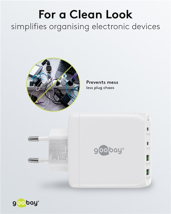Immagine prodotto Goobay Caricatore rapido multiplo (68 W)