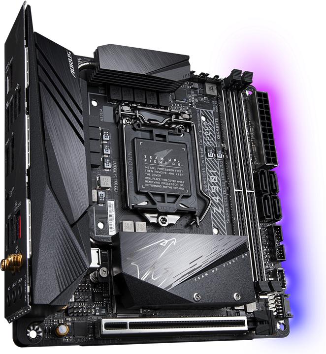 Produktbild Gigabyte Z490i Aorus Ultra (LGA 1200, Intel Z490, Mini-ITX)
