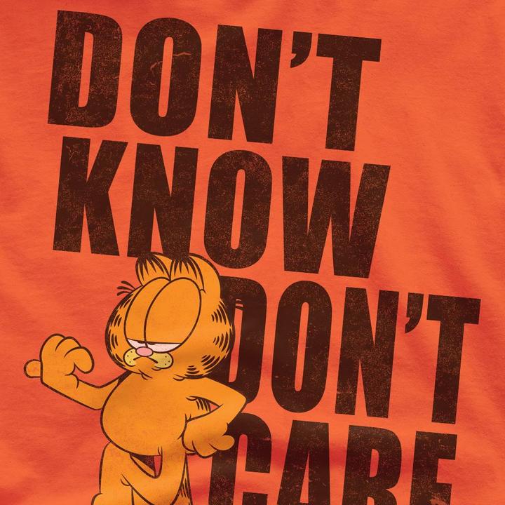 Produktbild Garfield Don't Know Don't Care TShirt (4XL)