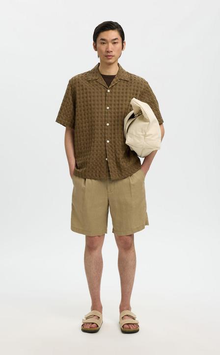 Produktbild Selected Strukturiertes Kurzarmhemd (M)