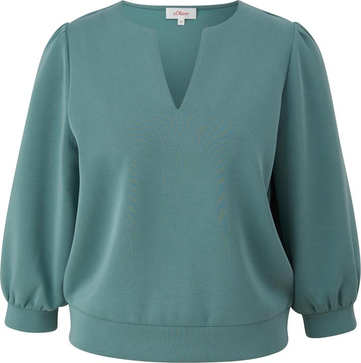 Produktbild s.Oliver Sweatshirt Langarmshirt mit Tunika-Ausschnitt (44)