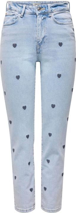 Produktbild Only Gerade geschnitten Hohe Taille Jeans Straight-Fit jeans (W31/L34)