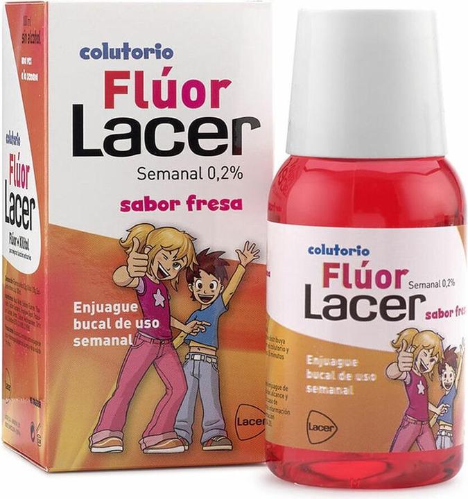 Immagine prodotto Lacer Colut Fluoro Settimanale Fragola 100ml (100 ml, Collutorio)