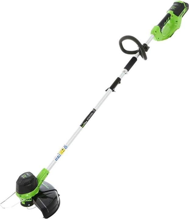 Immagine prodotto Greenworks Tosaerba da 40V con batteria da 2Ah e caricabatterie (G40LTK2). (Lama per taglio metalli)