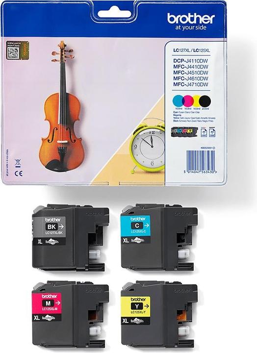 Produktbild Brother LC-127XLVALBP Value Pack (M, C, Y, BK)