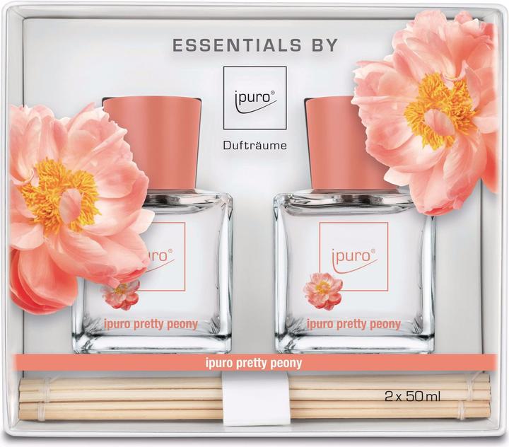 Actual product image Ipuro Fragrance sticks Essentials pretty poeny 2 x 50 ml