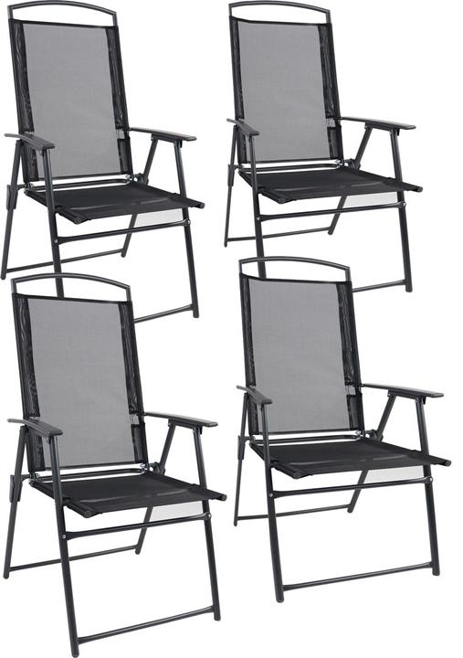 Actual product image VCM 5-piece garden seating set garden furniture with table chairs (110 x 55 x 70 cm)