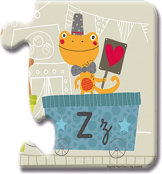 Actual product image Janod Alphabet Train (27 pieces)