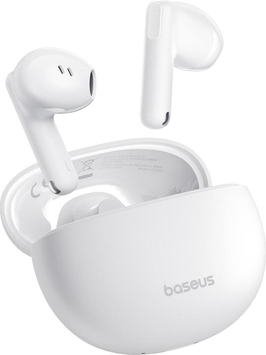Baseus Earphones TWS Bowie E12 (white) (6 h, Wireless)