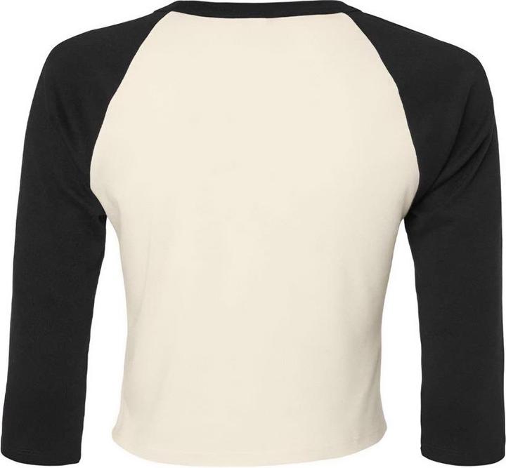 Produktbild Bella Canvas kurzes TShirt Raglanärmel 34 Ärmel (XL)