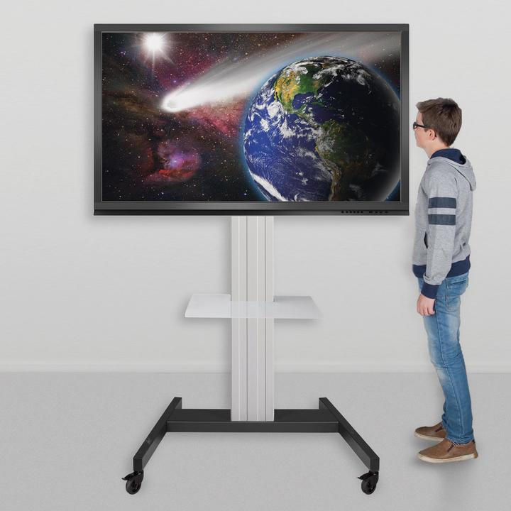 Image du produit Conen Chariot TV, support à roulettes avec support pour écran, milieu (100")