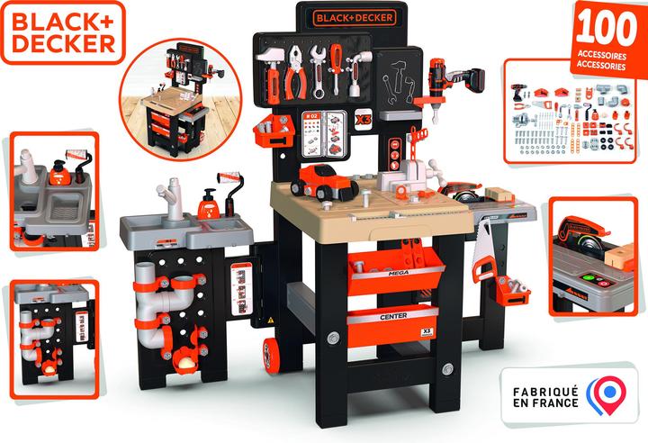 Produktbild Smoby Black+Decker Mega Werkbank Center