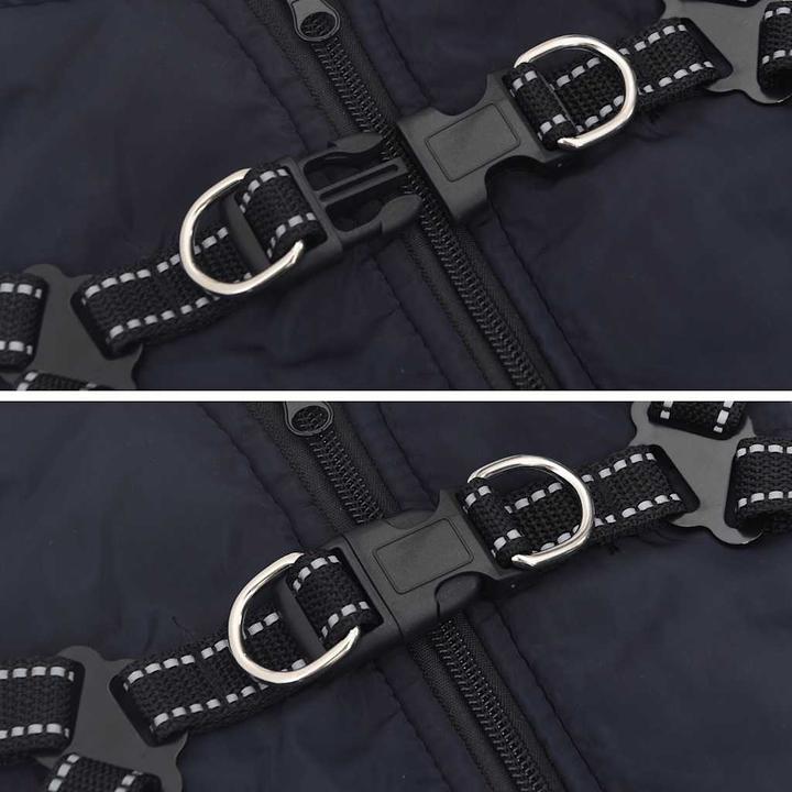 Actual product image vidaXL Dog coat with harness Waterproof (40, Dog coat)