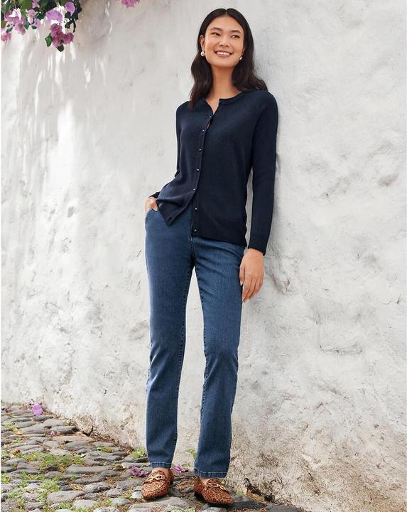 Produktbild Anne Weyburn Cardigan mit rundem Ausschnitt und Knopfleiste (40)