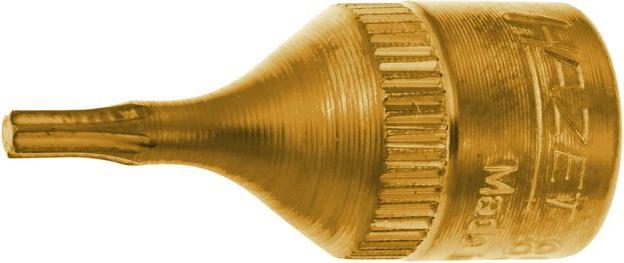Produktbild HAZET Schraubendreher-Steckschlüsseleinsatz ∙ TORX 8502-T8 ∙ Vierkant6,3 mm (1/4 Zoll) ∙ Innen TOR…