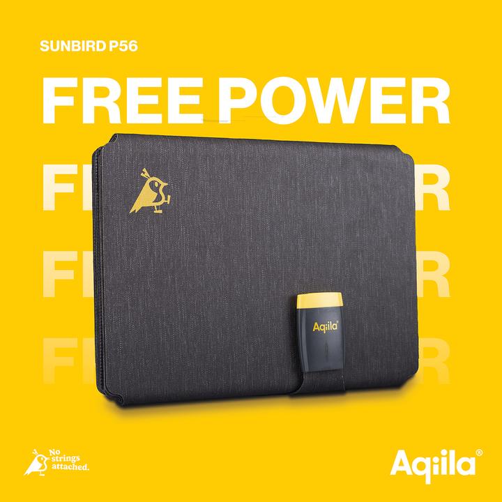 Image du produit Aqiila Sunbird P56 - Panneau solaire pliable (56 W, 1.34 kg)