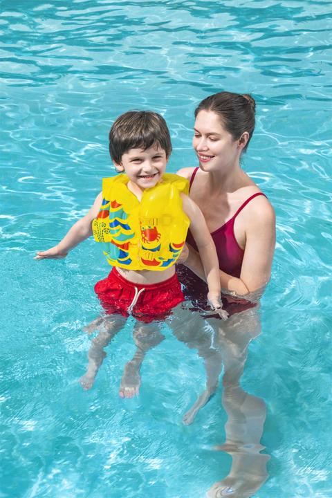 Actual product image Bestway Inflatable Toddler Swim Vest (One size, 18-30 kg)