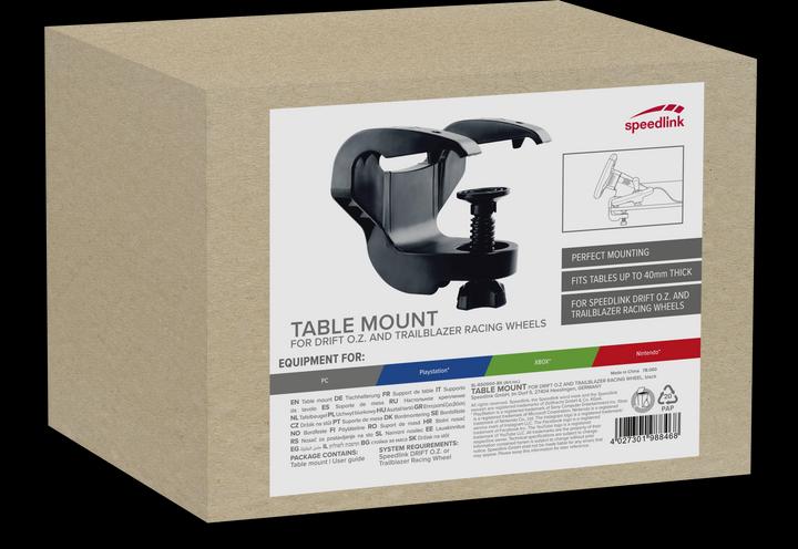 Actual product image Speedlink Table Mount for DRIFT O.Z and TRAILBLAZER Racing Wheel, black (PC, Switch, PS3, PS4)