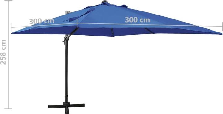 Image du produit vidaXL freischwingender Sonnenschirm (3 m)