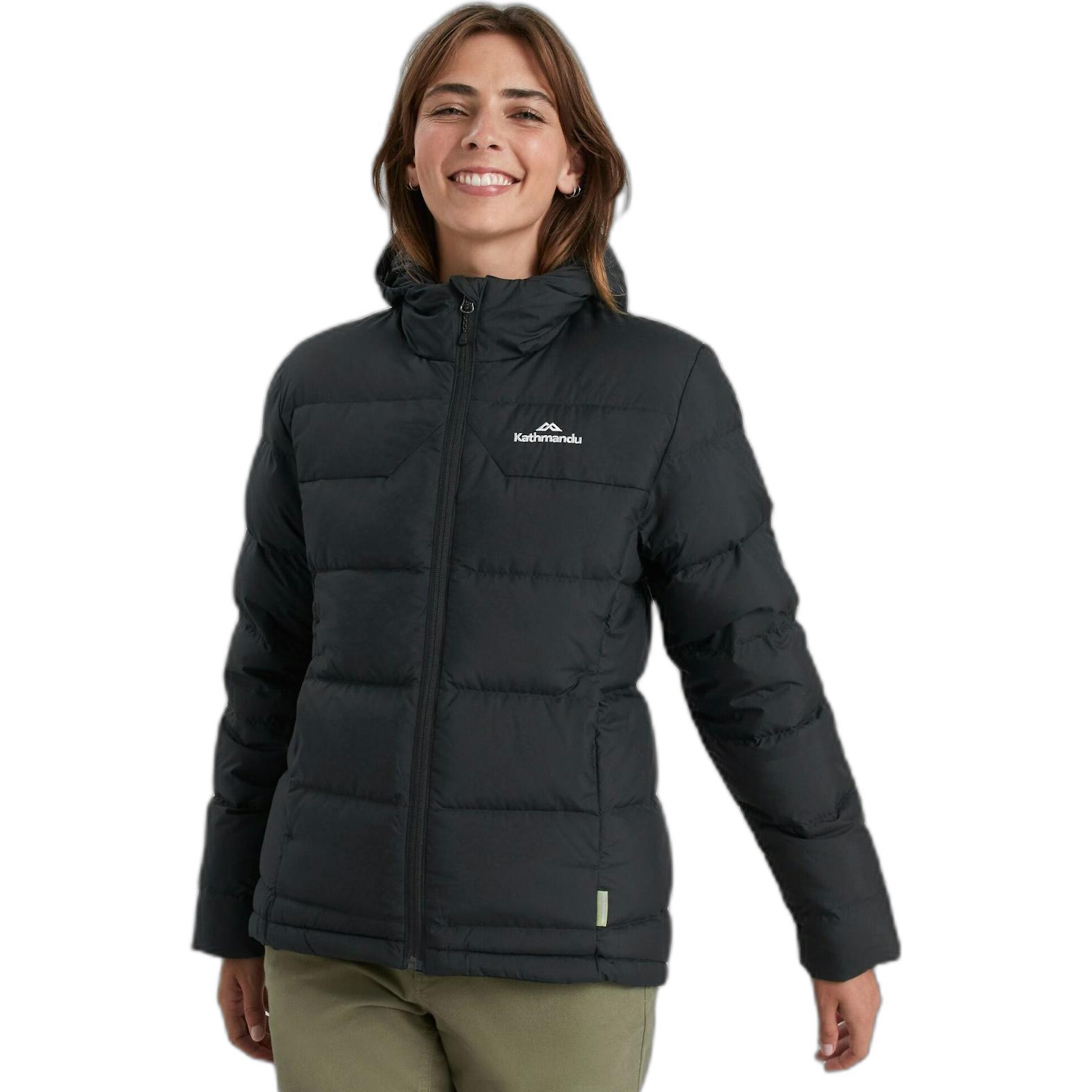 Kathmandu, Damen, Jacke, Epiq Hooded Down Jacket V2 (XS), Schwarz, XS