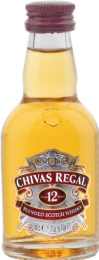 Produktbild Chivas Regal Whisky Chivas 5 cl Scotch Blend 12 years old (Scotch Whisky, Blended Whisky, 1 x 5 cl)