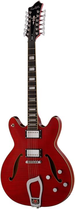 Produktbild Hagstrom E-Gitarre, Viking DLX, Wild Cherry Transparent, 12-Saiter (E-Gitarre)