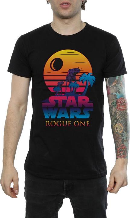 Immagine prodotto Star Wars Rogue One Logo Sunset Maglietta Uomo (M)